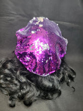 Load image into Gallery viewer, Purple Sequin Beret
